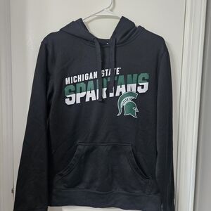Men's Small Michigan State Spartans Black Hoodie